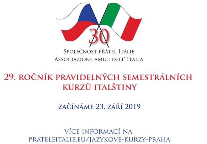 29. ročník pravidelných semestrálních kurzů italštiny