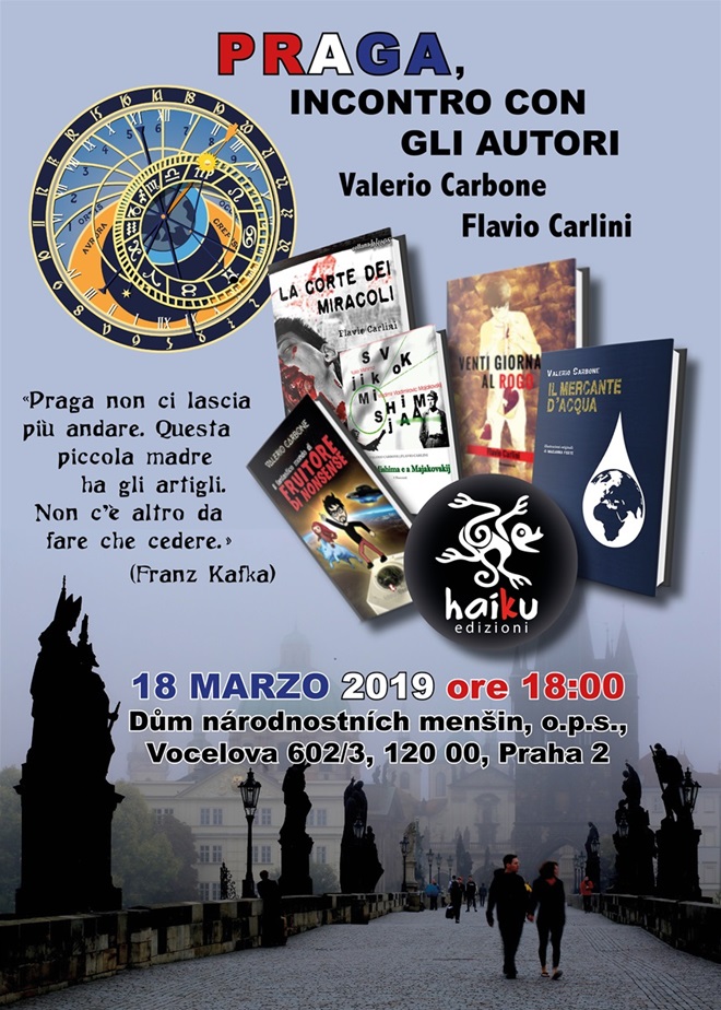 Praga, incontro con gli autori - Vaterio Carbone, Flavio Carlini