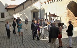 Návštěva velvyslance Italie. Brno, hrad Špilberk. (Foto Muzeum města Brna)