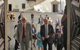 Návštěva velvyslance Italie. Brno, hrad Špilberk. (Foto Muzeum města Brna)