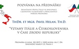 Prednáška se koná 28.2.2019, v 18:00 hodin, sál c. 254,
Senovážné námestí 23, Praha 1